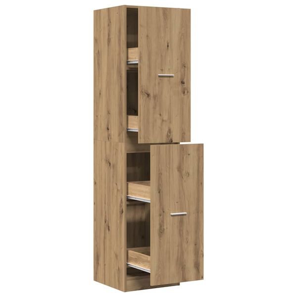 vidaXL Apothecary Cabinet&nbsp;Artisian Oak 40x41x174.5 cm Engineered Wood