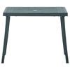 vidaXL 3 Piece Folding Bistro Set Plastic Green