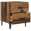 vidaXL Bed Cabinet 2 pcs Old Wood 40 x 35 x 47.5 cm Engineered Wood
