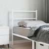 vidaXL Metal Replace Headboard White 75 cm