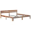 vidaXL Bed Frame without Mattress Solid Wood 200x200cm