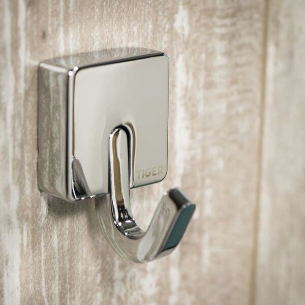 Tiger Towel Hook Impuls Chrome Metal 3.6x3.9 cm 387030346