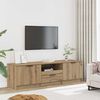 vidaXL TV Cabinet Artisan Oak 140x35x40 cm Engineered Wood