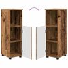 vidaXL Bathroom Furniture Set 4 pcs Old Wood Engineered wood & Metal