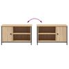 vidaXL TV Cabinet Sonoma Oak 80x40x50 cm Engineered Wood