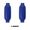 vidaXL Boat bumpers 4.05 kg 69 x 21.5 cm Blue PVC