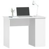 vidaXL Desk White 100x55x75 Engineered Wood