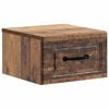 vidaXL Wall-Mounted Bedside Cabinet Old Wood 34.5 x 33 x 20 cm