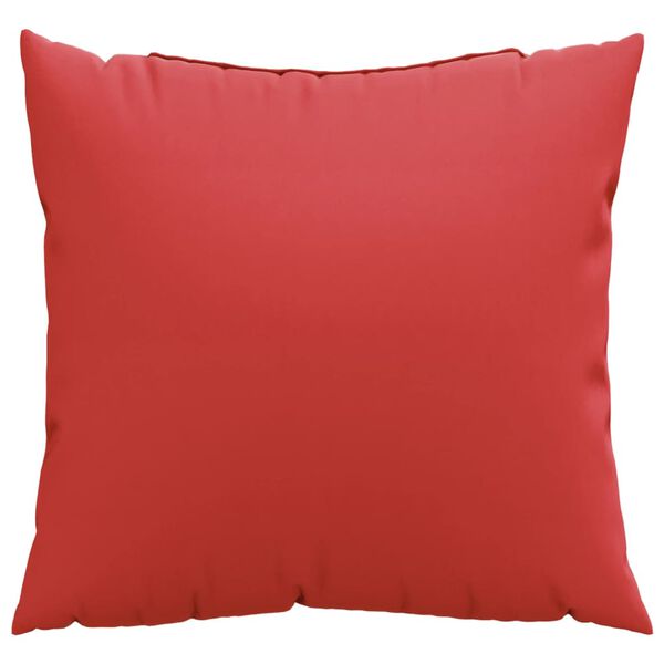 vidaXL Sofa Cushions 4 pcs Red 50x50 cm Fabric