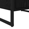 vidaXL Sideboard Black Oak 43 x 36 x 75.5 cm Engineered Wood