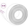 vidaXL Garden Edgings 4 pcs Brown 10 m 20 cm Polyethylene