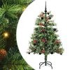 vidaXL Artificial Christmas Tree Green 150 cm PVC and Metal