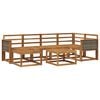 vidaXL Outdoor Sofa Set 7 pcs Natural Solid Acacia Wood
