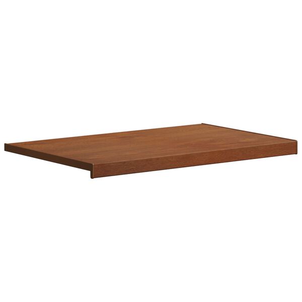 vidaXL Window Sill Brown Wood 80 x 50 x 4.5 cm PVC