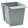 vidaXL Flower Boxes for Euro Pallets 24 pcs Light grey Polypropylene