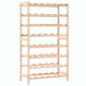 vidaXL Wine Rack Cedar Wood 57.5x28x102 cm