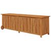 vidaXL Garden Storage Box with Wheels 150x50x58 cm Solid Wood Acacia