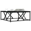 vidaXL Coffee Table Black 70x70x30 cm Engineered Wood