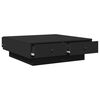 vidaXL Coffee Table Black 90x90x28 cm Engineered Wood