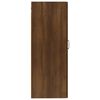 vidaXL Hanging Cabinet Brown Oak 35x34x90 cm Engineered Wood