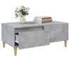 vidaXL Coffee Table Concrete Grey 90x50x36.5 cm Engineered Wood