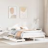 vidaXL Bed Frame without Mattress White 140x200 cm Solid Wood Pine