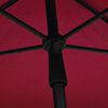 vidaXL Garden Parasol with Pole 210x140 cm Bordeaux Red
