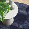 vidaXL Shaggy Rug High Pile NAVARRA Navy 240x240 cm Polyester