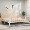 vidaXL Bed Frame without Mattress 200x200 cm Solid Wood Pine
