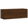 vidaXL Wall Cabinet Brown Oak 100x36.5x35 cm Engineered Wood