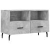 vidaXL TV Cabinet Concrete Grey 80x36x50 cm Engineered Wood