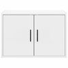 vidaXL Garage Wall Cabinet White Engineered Wood