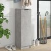 vidaXL Shoe Cabinet Concrete Grey 30x35x100 cm Engineered Wood