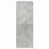 vidaXL Shoe Cabinet Concrete grey 77.5 x 30 x 83.5 cm Engineered Wood