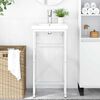 vidaXL Bathroom Washbasin Frame White 40x38x83 cm Iron