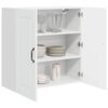 vidaXL Kitchen Cabinet Kalmar White 80 x 31 x 80 cm Engineered Wood