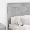 vidaXL Headboard with Headboard Concrete Grey 75 cm Engineered wood