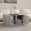 vidaXL Coffee Table Grey Sonoma 80x50x36 cm Engineered Wood