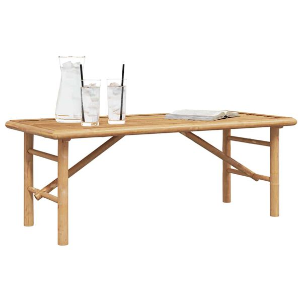 vidaXL Coffee Table Brown 110 x 50 x 43 cm Bamboo