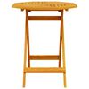 vidaXL Folding Bistro Set Folding 3 pcs Brown Solid acacia wood