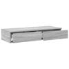 vidaXL Bed Drawers Grey Sonoma 80 x 36.5 x 16.5 cm Engineered Wood