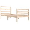 vidaXL Bed Frame without Mattress Solid Wood Pine 90x200 cm