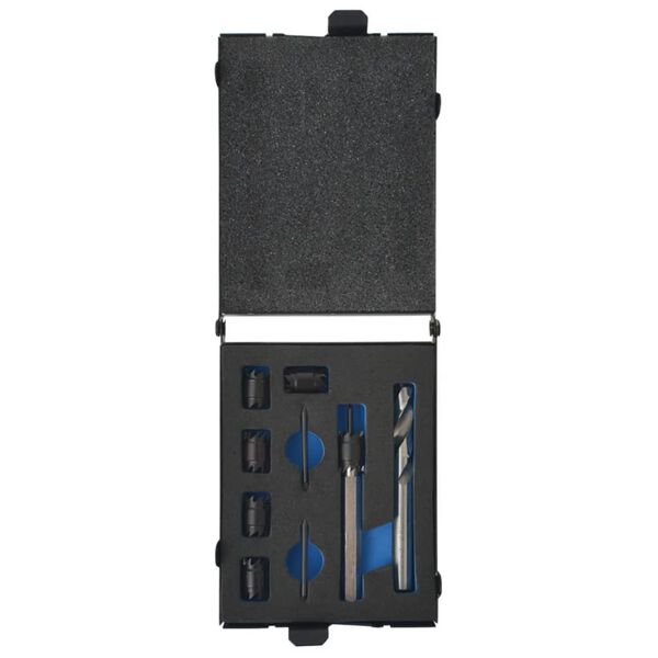 vidaXL Nine Piece Spot Weld Cutter and Drill Bit Set HSS