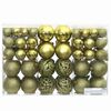 vidaXL Christmas Baubles 100 pcs Light Green 3 / 4 / 6 cm