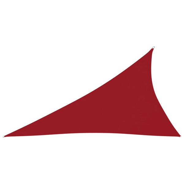 vidaXL Sunshade Sail Oxford Fabric Triangular 4x5x6.4 m Red