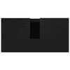 vidaXL Bathroom Cabinet Black Oak 65 x 33 x 60 cm Engineered Wood