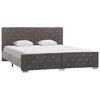 vidaXL Bed Frame without Mattress Grey Velvet 160x200cm