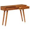 vidaXL Console Table Solid Acacia Wood with Carved Drawers 118x30x80cm