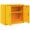vidaXL Storage Cabinet Mustard Yellow 80 x 40 x 70 cm Steel