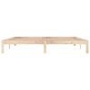 vidaXL Bed Frame without Mattress Solid Wood Pine 200x200cm